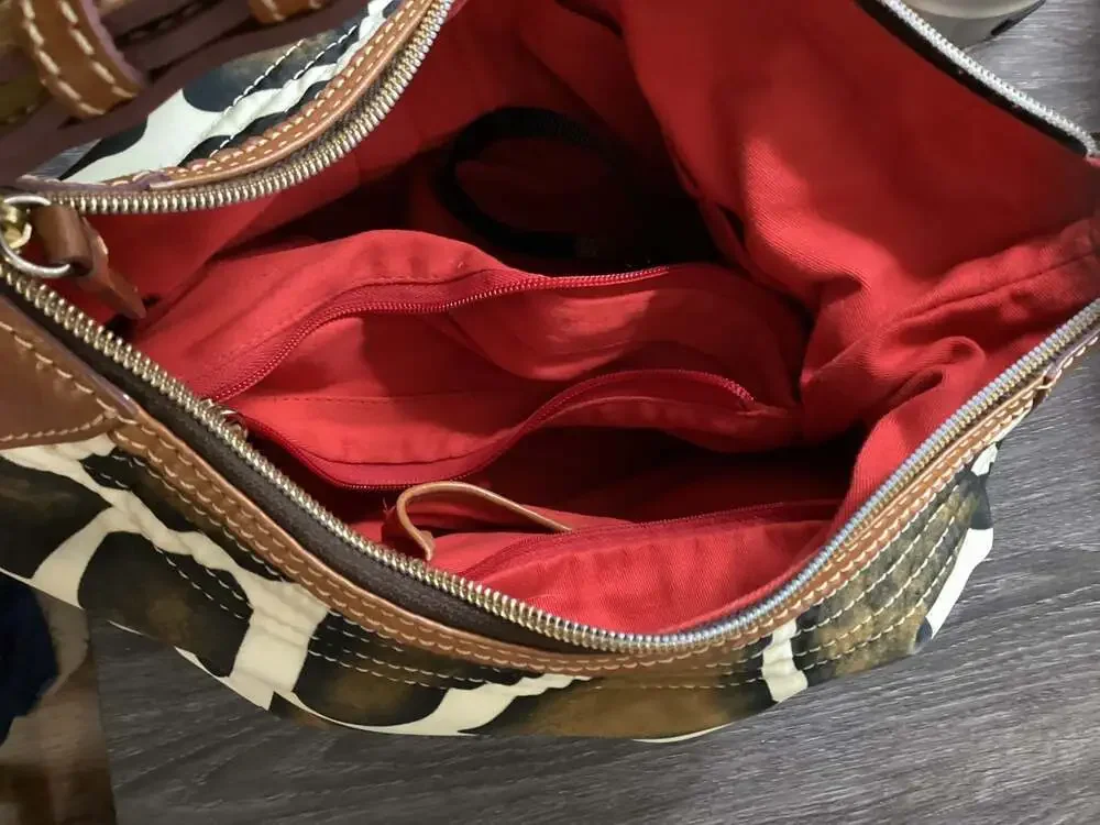 Dooney & Bourke Giraffe Print Hobo Shoulder Bag